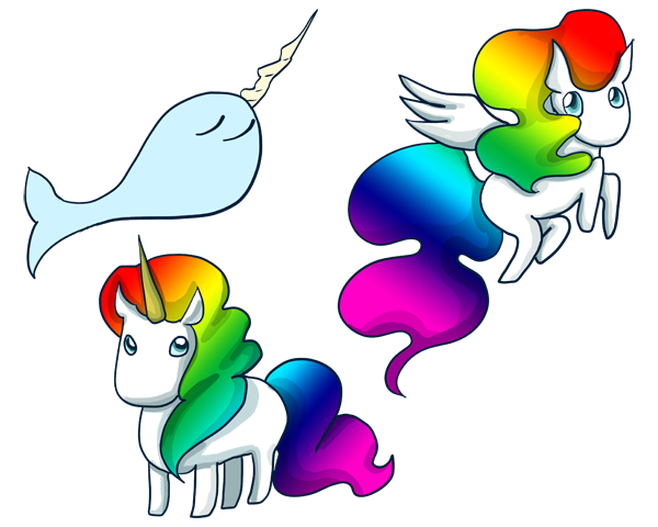 600x480 Unicorn Clipart Cute Anime