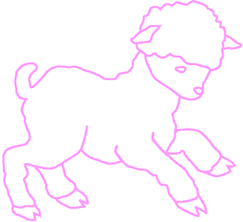350x320 Baby Lamb Clipart