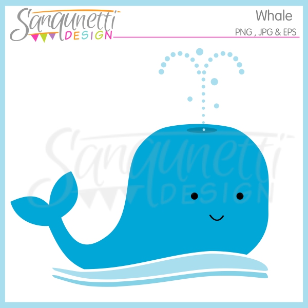 600x600 Baby Whale Clipart