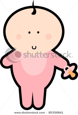 319x470 Baby Girl Holding Pacifier