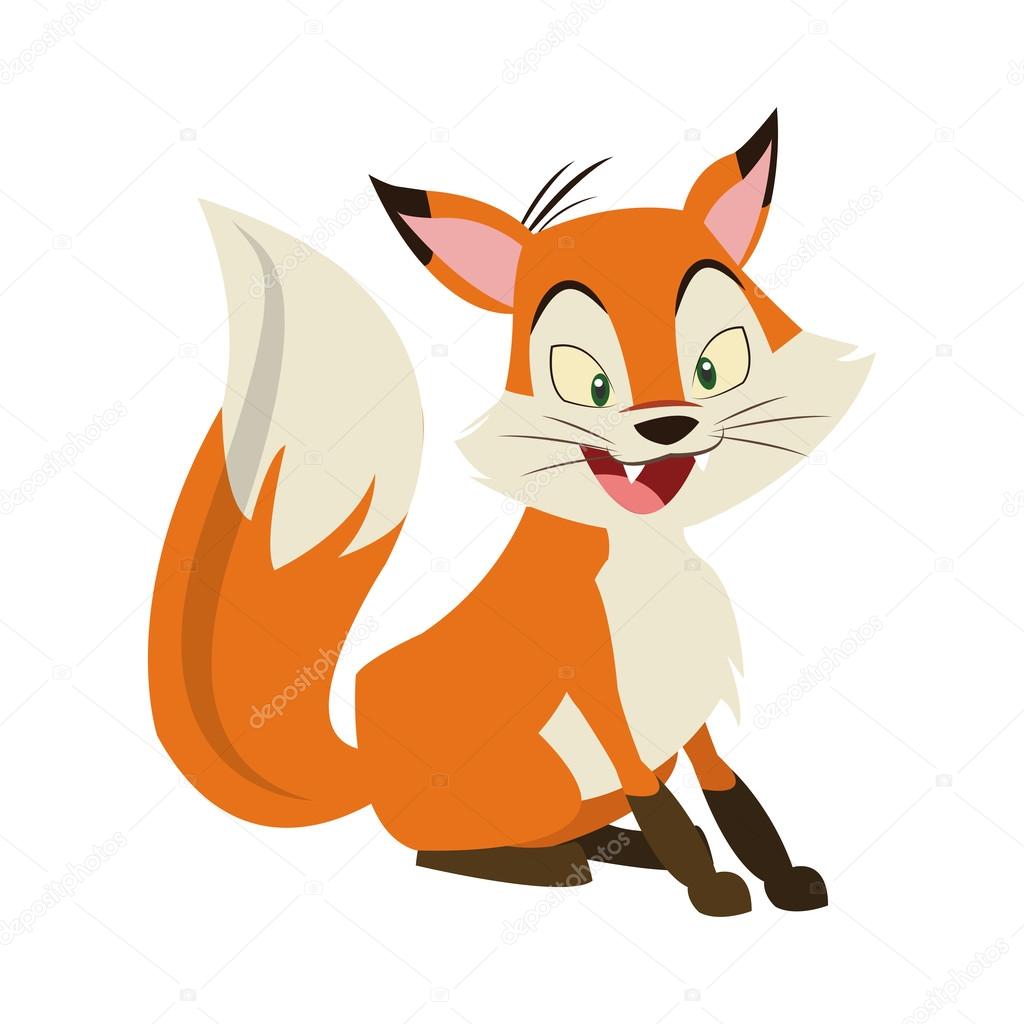 1024x1024 Cute Baby Wolf Funny Cartoon Stock Vector Jemastock