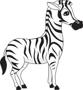 167x180 Top 85 Zebra Clip Art