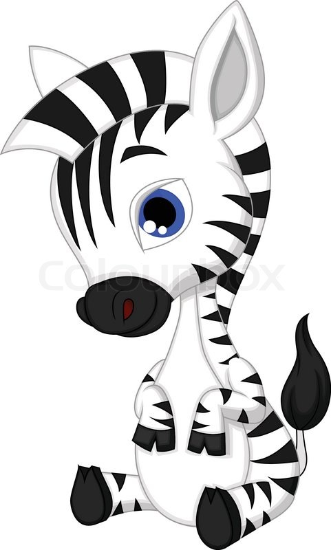 481x800 Baby Zebra Head Clipart
