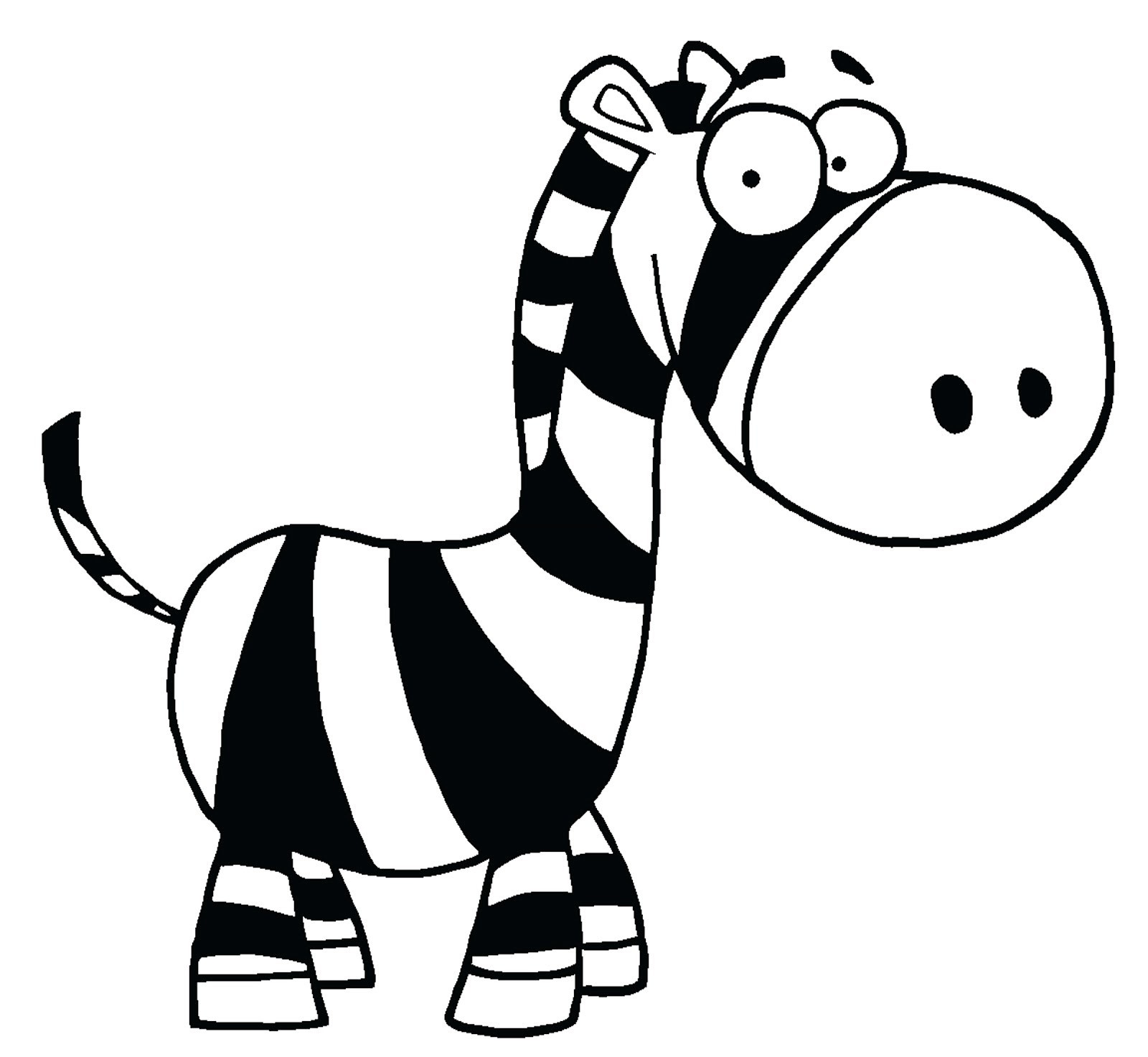 1600x1473 Baby Zebra Clipart Black And White Letters Example