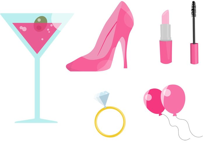 700x490 Pink Bachelorette Party Vectors 104719