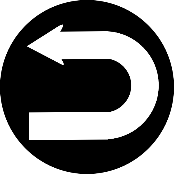 600x600 Go Back Icon Clip Art