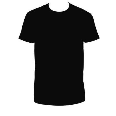 400x400 Tshirt Black Back Transparent Png
