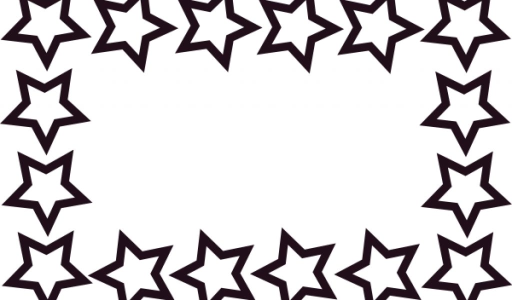 1024x600 School Border Star Border Clip Art Free Back To School Clipart