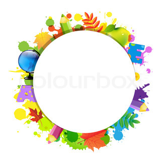 320x320 Back To School Border Stock Photo Colourbox