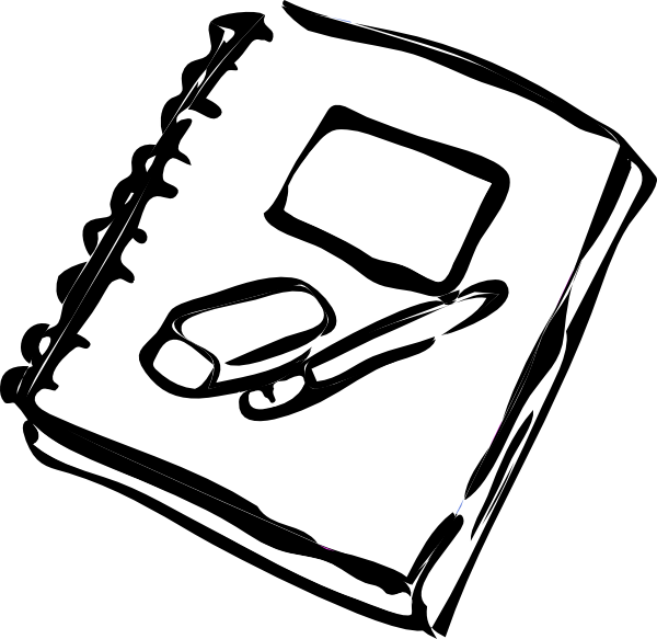 600x583 Back To School Clip Art Black And White Clipart Panda