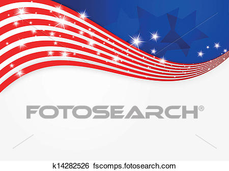 450x337 Clip Art Of American Flag Background K14282526