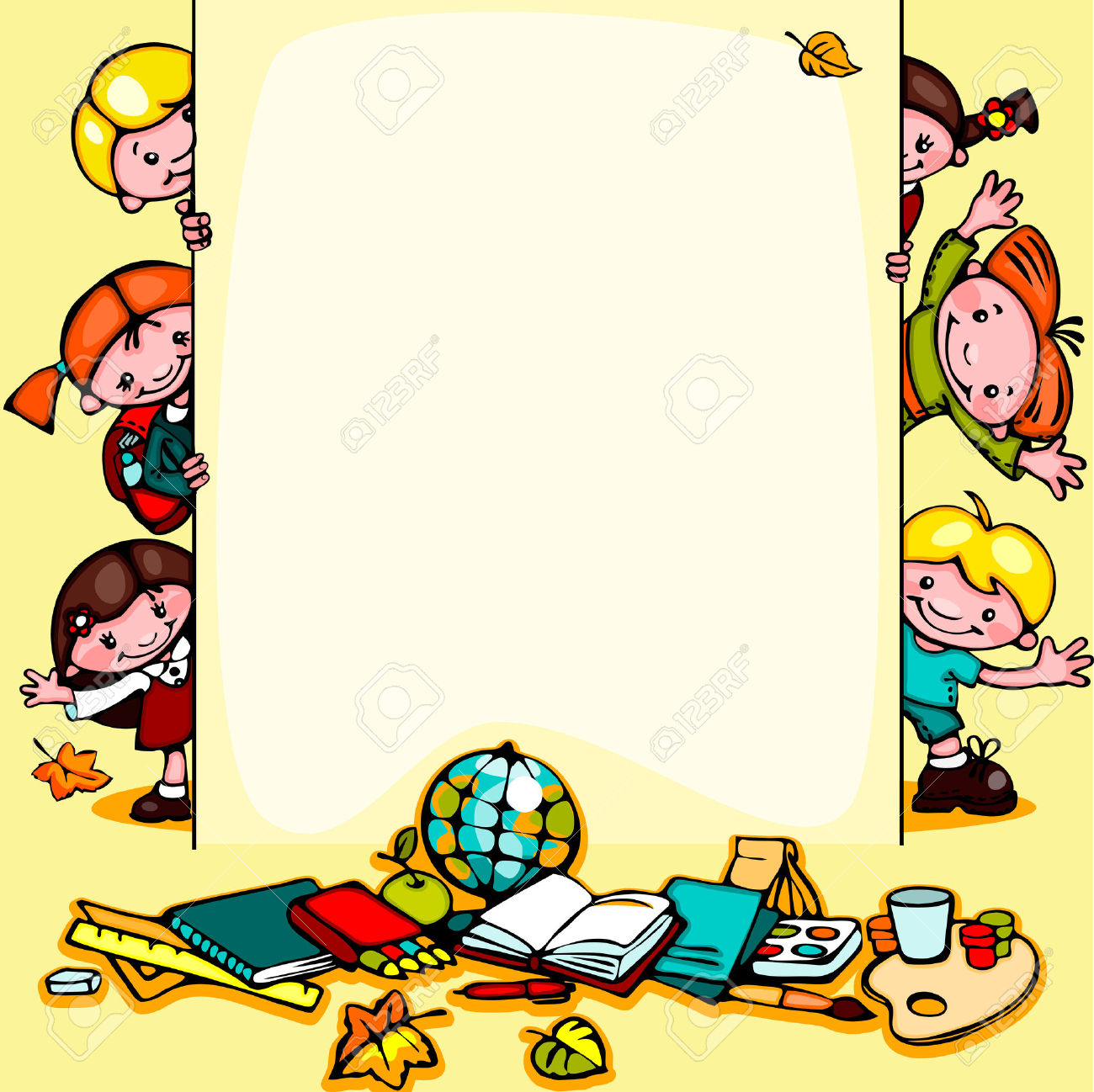 1300x1298 Notice Clipart School Background