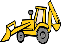 200x143 Excovator Clipart Case Backhoe