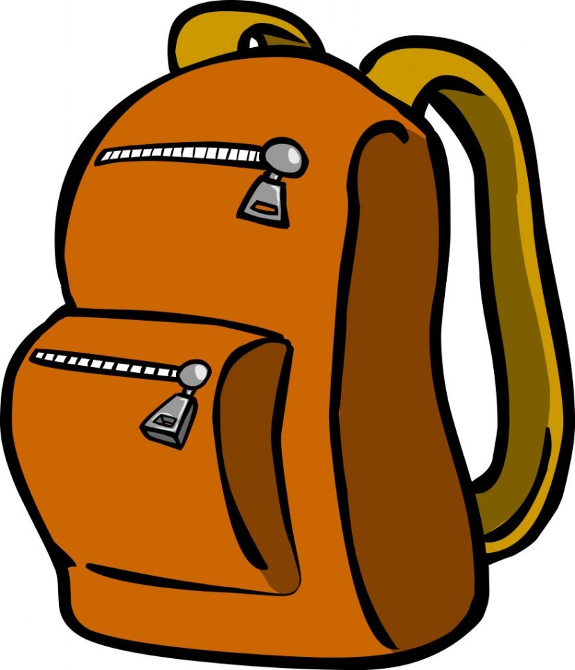 backpack clipart free