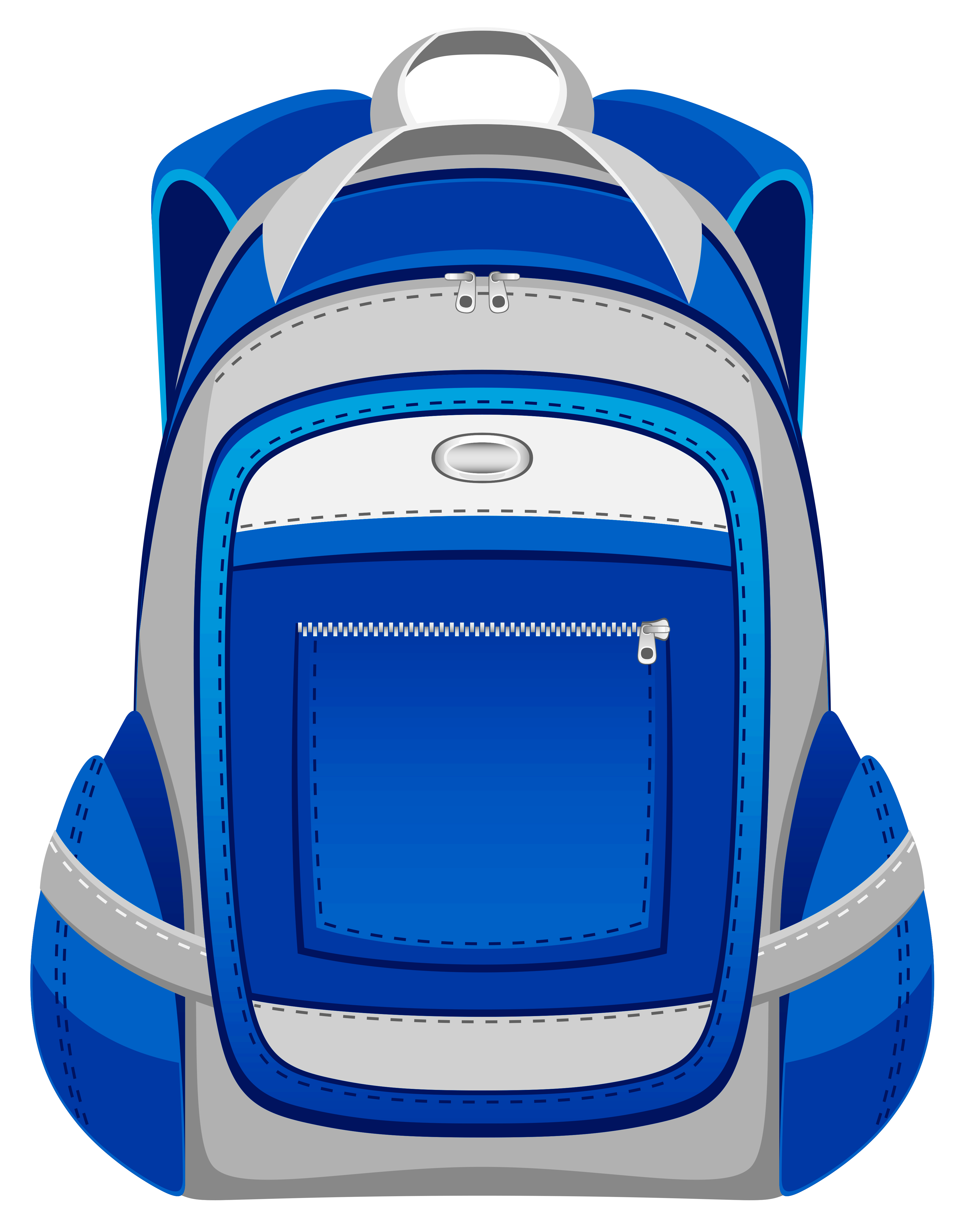 3838x4890 Blue And Grey Backpack Png Vector Clipartu200b Gallery Yopriceville