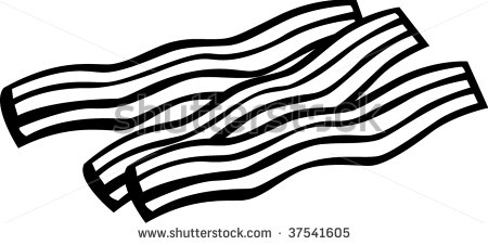 450x226 Bacon Clip Art Black And White Clipart