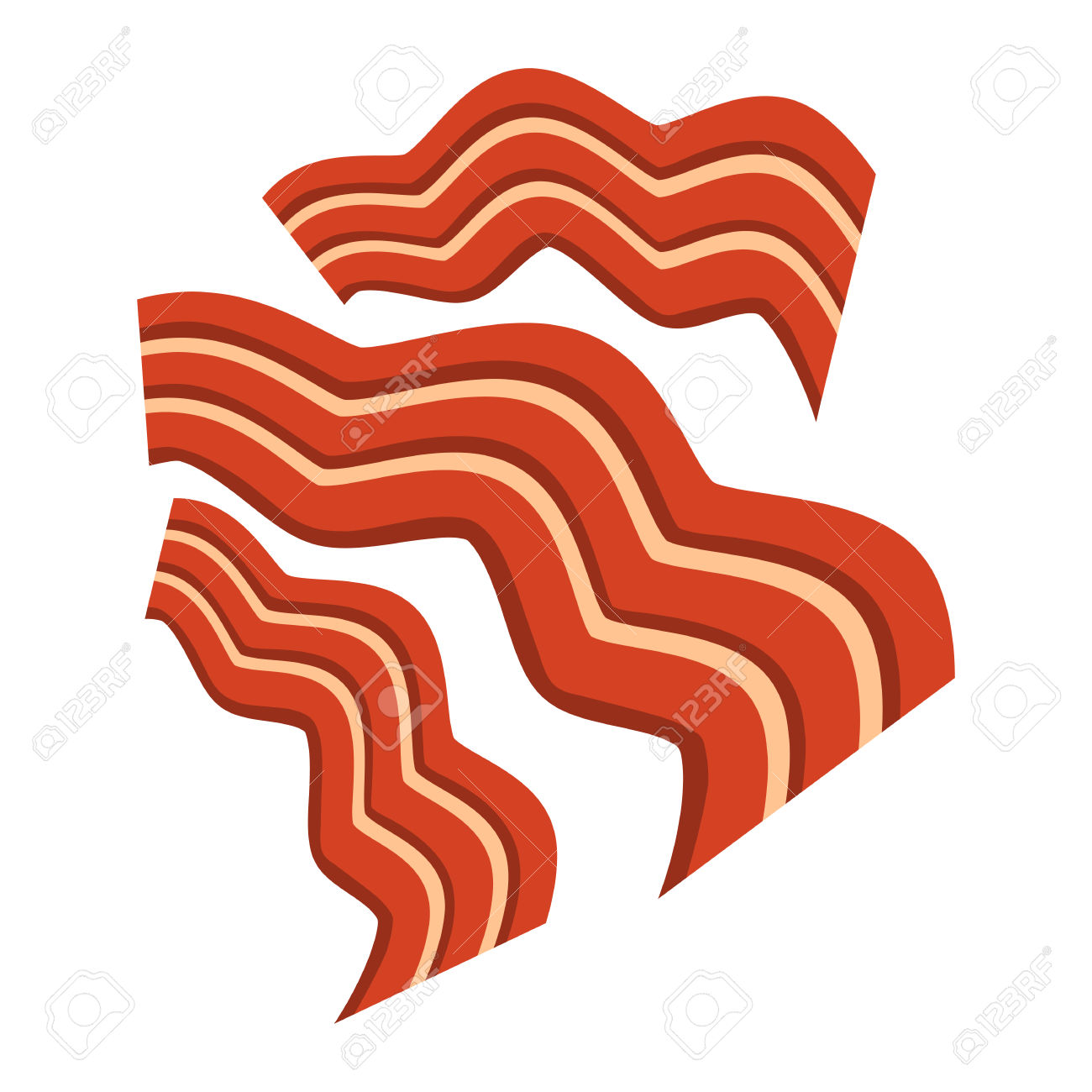 1300x1300 Heart Clipart Bacon