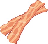 165x153 Bacon Clipart