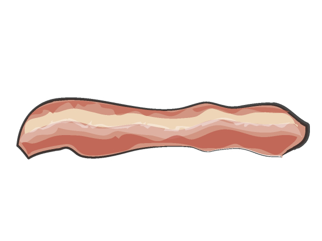 640x480 Bacon Clipart
