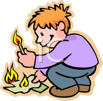 350x345 Match Clipart On Fire