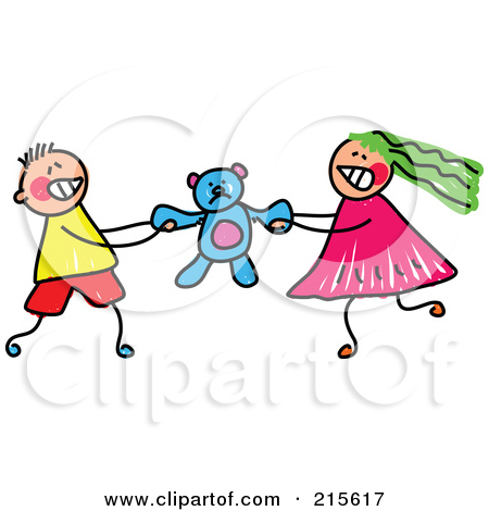 450x470 Girl And Boy Fighting Clipart