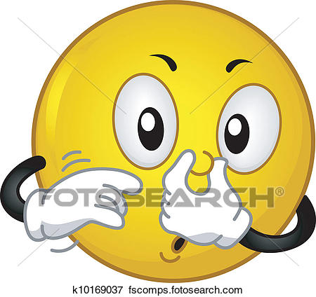 450x424 Clip Art Of Bad Smell Smiley K10169037