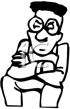 226x350 Person In A Bad Mood Clip Art