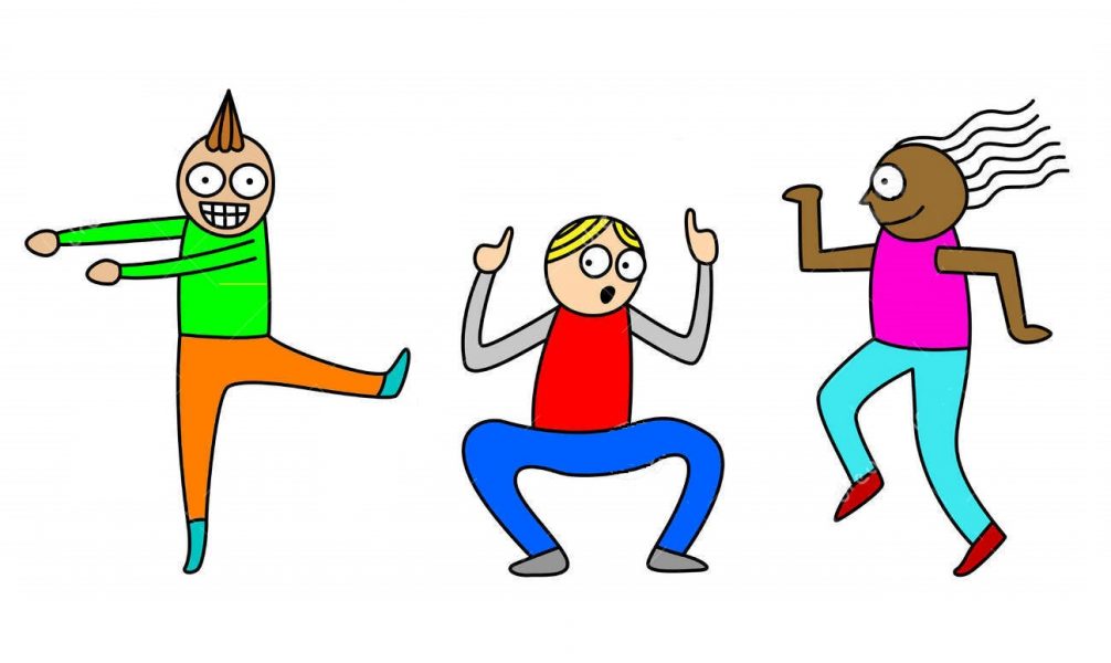 1006x600 Funky Clipart Dancing