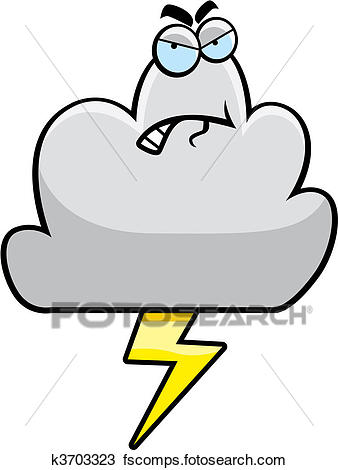 338x470 Clipart Of Bad Weather K3703323