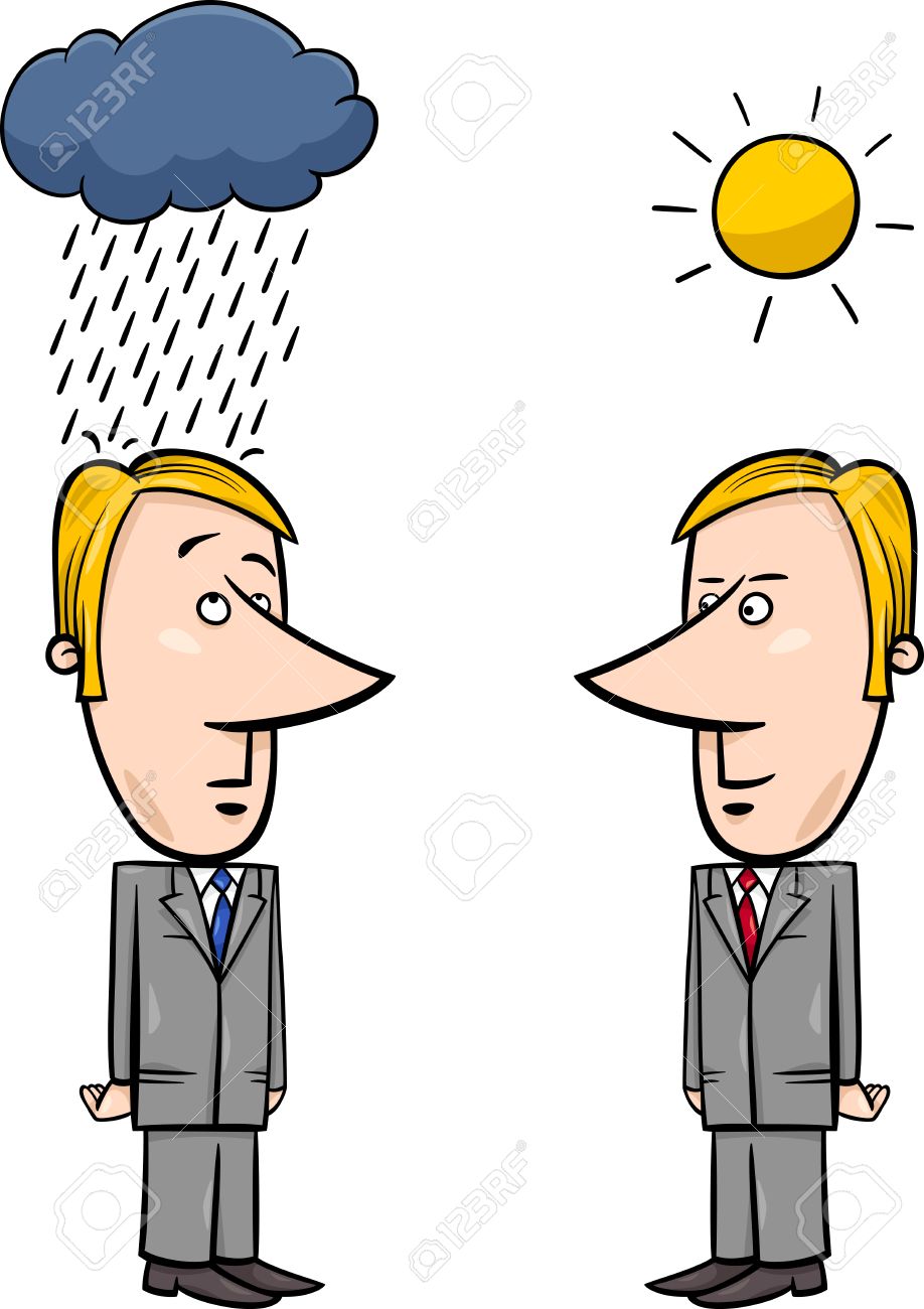918x1300 Concept Cartoon Illustration Of Two Businessmen Good