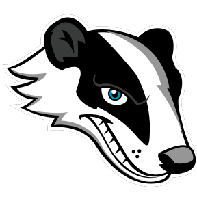 288x288 Badger Clipart Silhouette