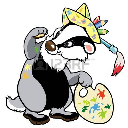 450x450 Badger Clip Art