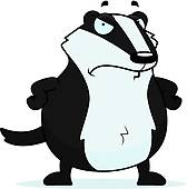 168x170 Badger Clip Art