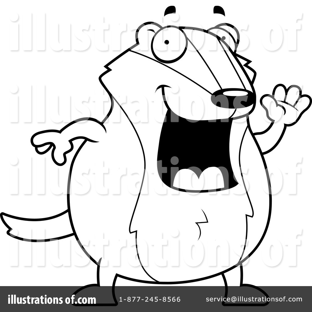 1024x1024 Badger Clipart