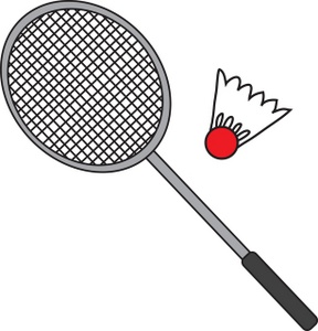 288x300 Badminton Clipart Image