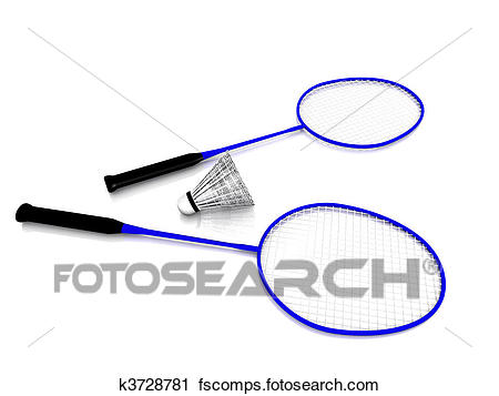 450x357 Clipart Of Badminton Gear. K3728781