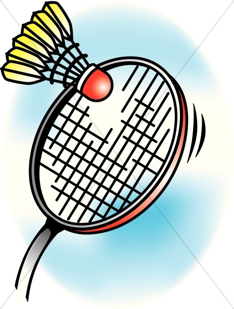 463x612 Colorful Clipart Badminton