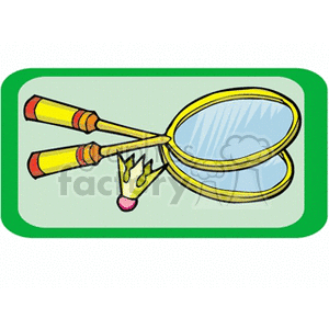 300x300 Royalty Free Badminton 163799 Clip Art Images, Illustrations