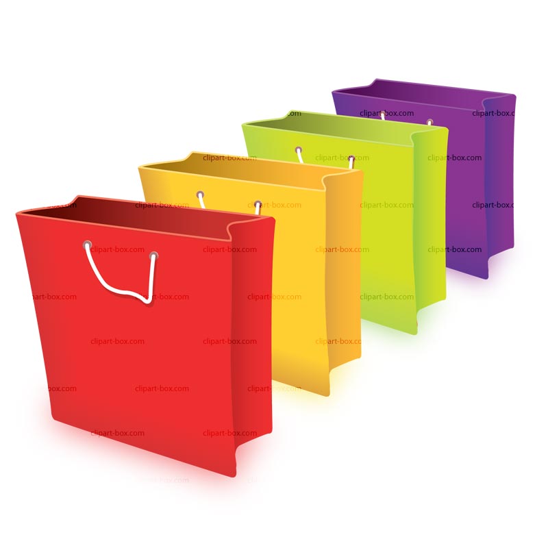 800x800 Mall Shopping Bags Clipart
