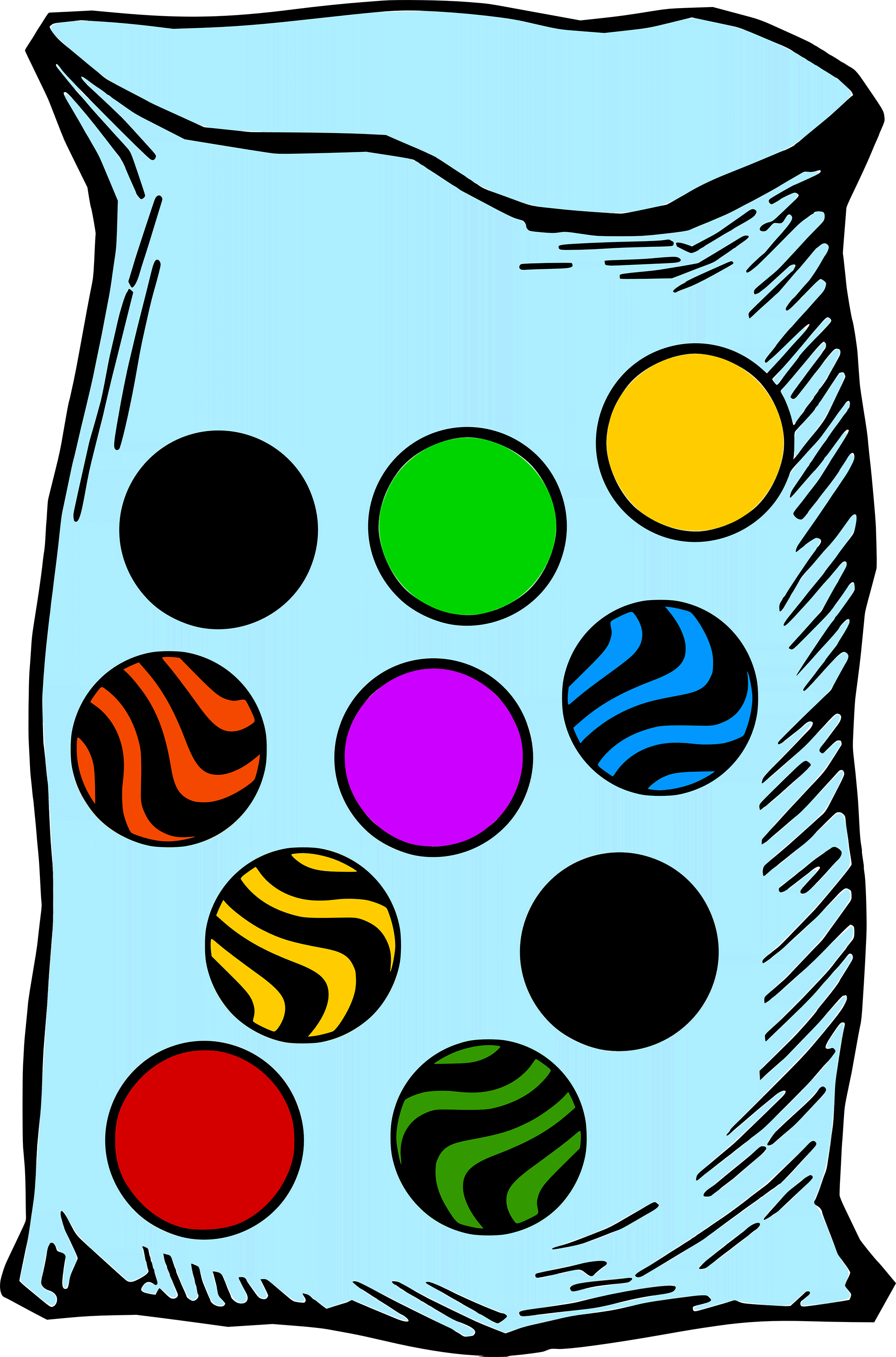 2000x3028 Marble Bag Cliparts 230726