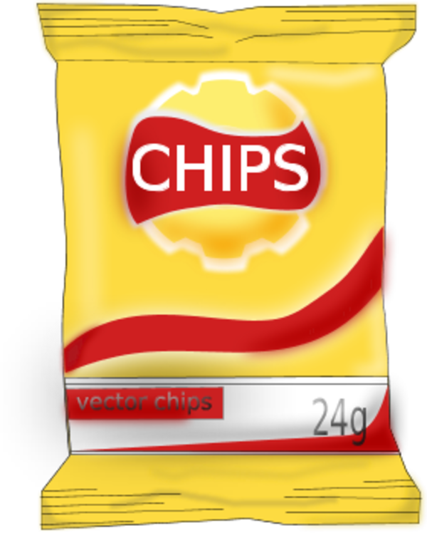 600x748 Potato Chip Clip Art