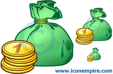 390x256 Money Clipart Swag Bag