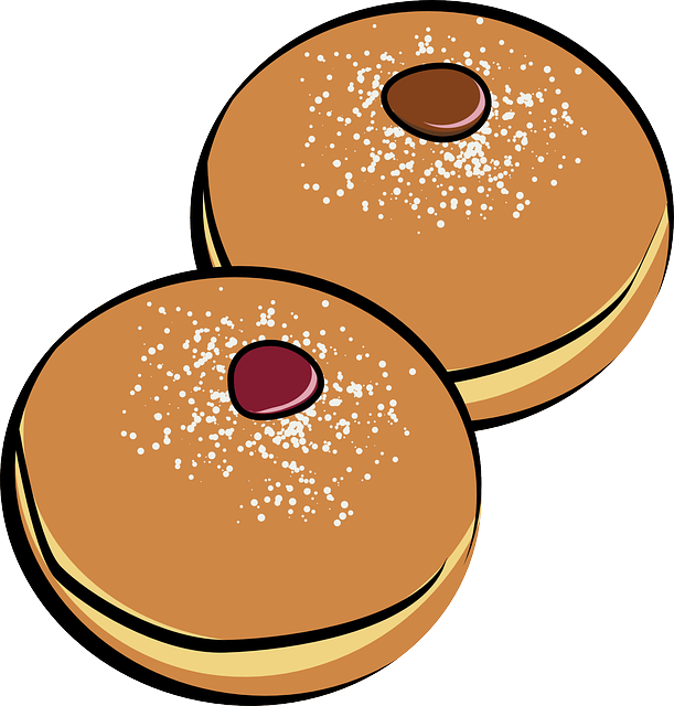611x640 Bagel Clipart Chocolate