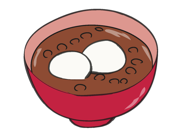 640x480 Zenzai Clip Art Food Illustration Material Free