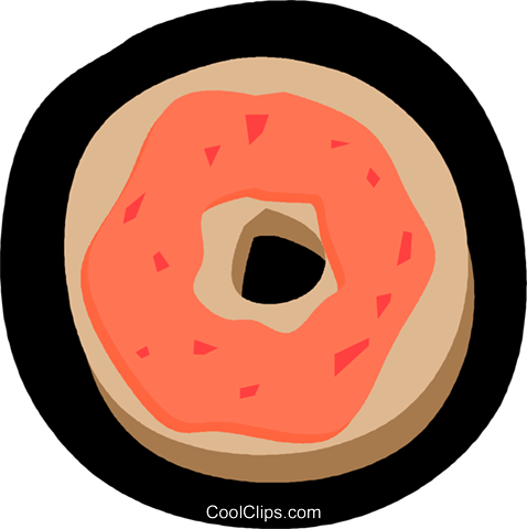 478x480 Bagel Royalty Free Vector Clip Art Illustration Vc004928