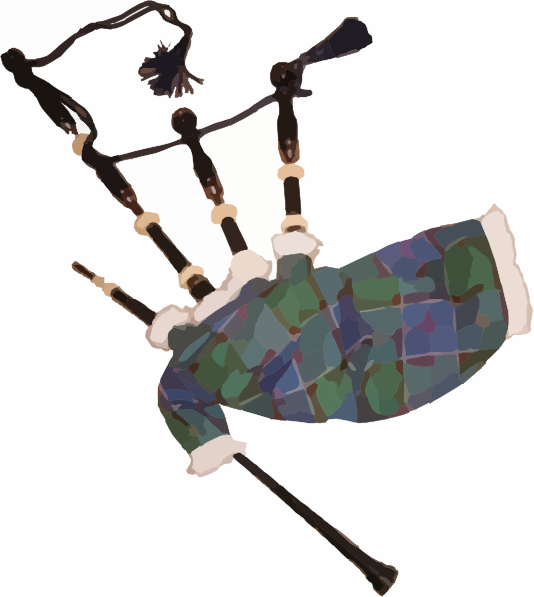 534x597 Bagpipe Clip Art