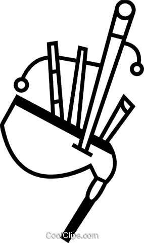 285x480 Bagpipes Royalty Free Vector Clip Art Illustration Vc074254