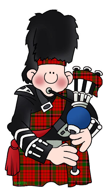 378x648 Europe Clip Art By Phillip Martin, Scotland Bagpipes