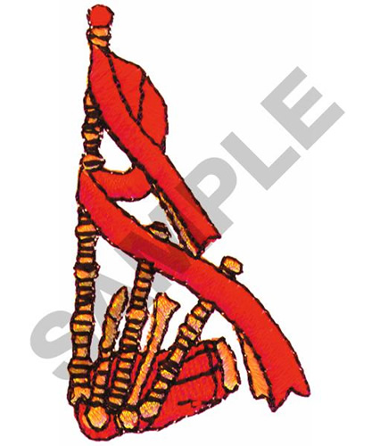 417x500 Bagpipe Embroidery Designs, Machine Embroidery Designs
