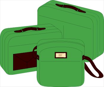 350x294 Bags Clipart